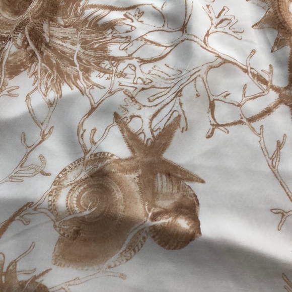 Boston Proper strapless seashell maxi dress size medium B8 - Picture 8 of 8